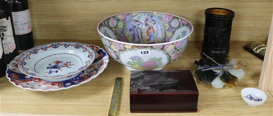 A quantity of Oriental wares